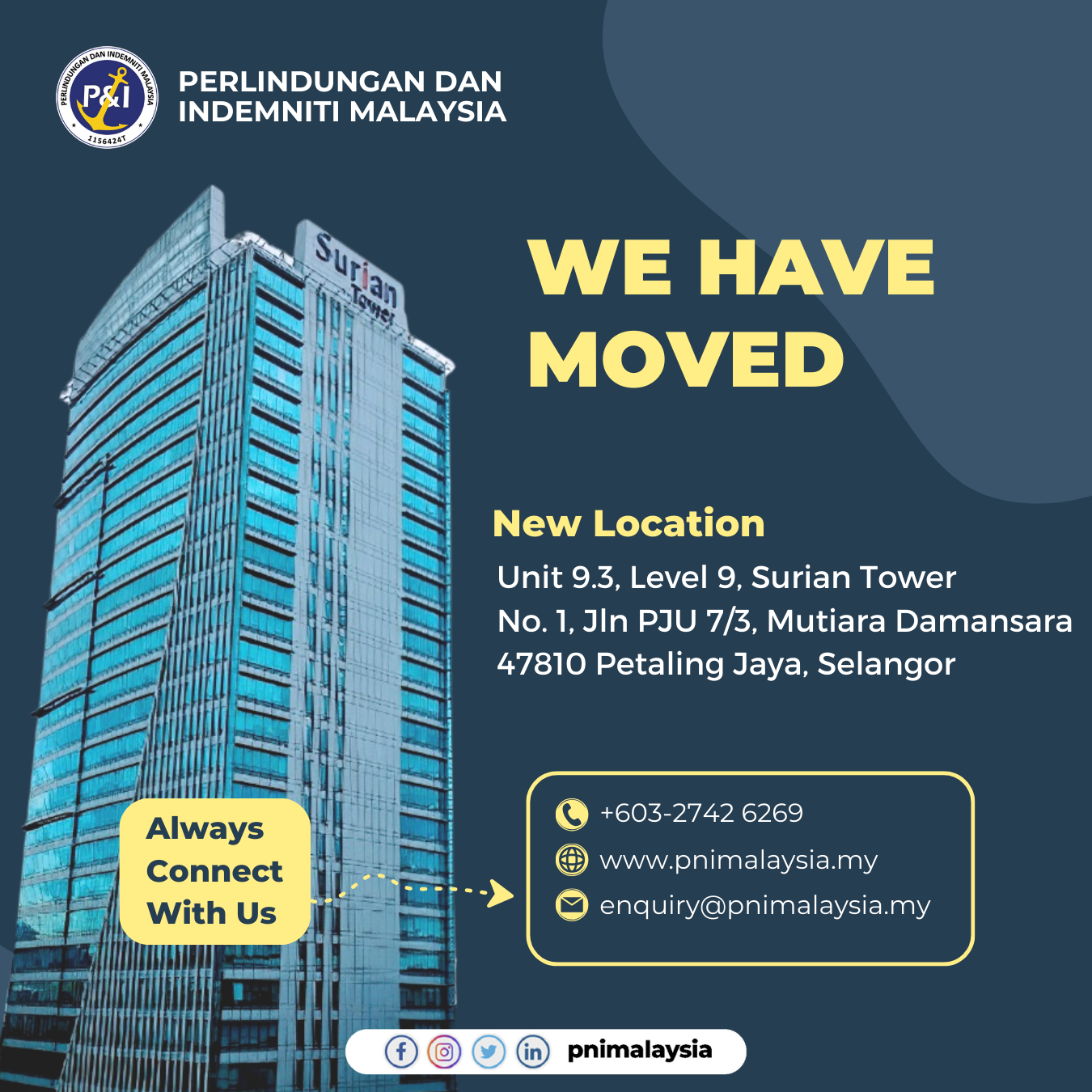 We Have Moved